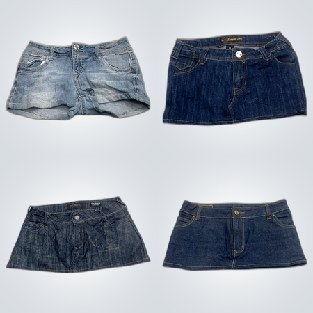 Y2K Denim Skirts Bundle