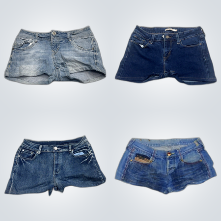 Y2K Denim Shorts Bundle