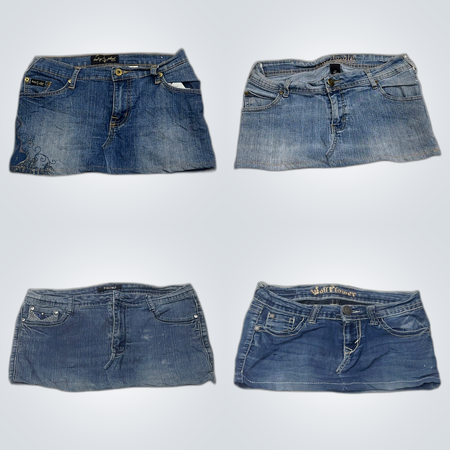 Denim Minirock Set