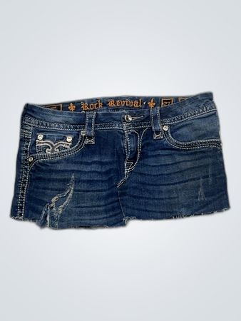 Rock Revival Denim Skirt