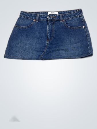 Dark Blue Denim Skirt