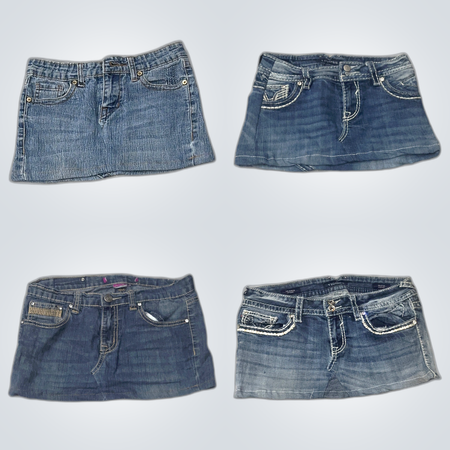Vigoss Denim Mini Skirts Bundle