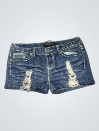 Premiere Distressed Denim Shorts
