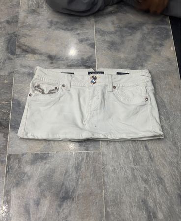 Vigoss White Denim Mini Shorts