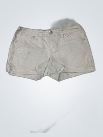 Gray Bejeweled Shorts