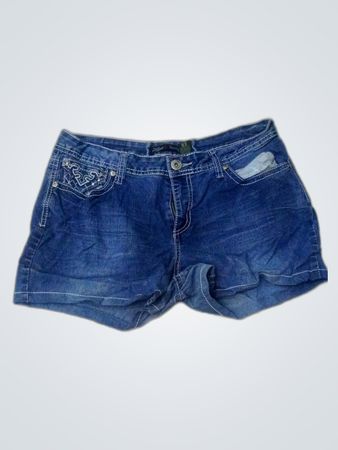 Love x Indigo Denim Shorts