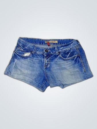 Bike Denim Shorts