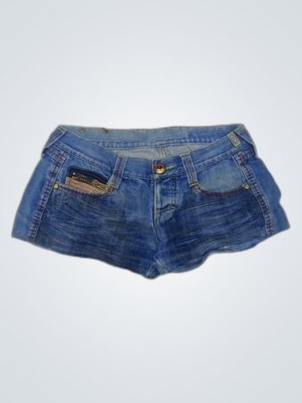 Diesel Low-Rise Denim Shorts