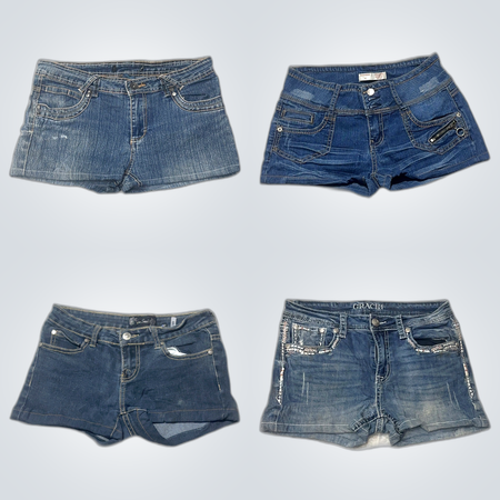 Y2K Denim Shorts Bundle