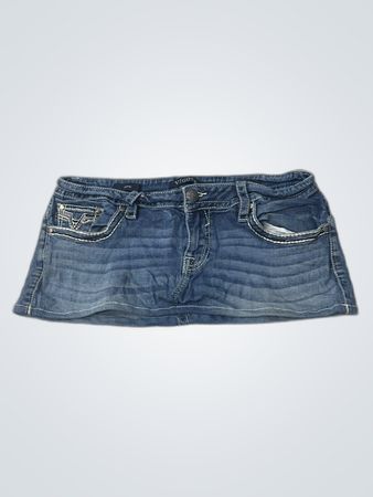 Vigoss Denim Mini Skirt