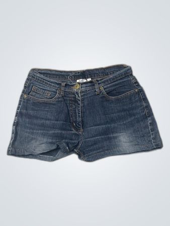 Blue Motion Denim Shorts