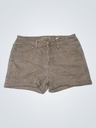 Brown Denim Shorts