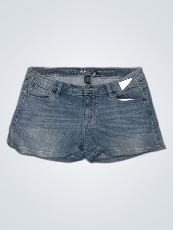 AG Jeans Straight Crop Denim Shorts