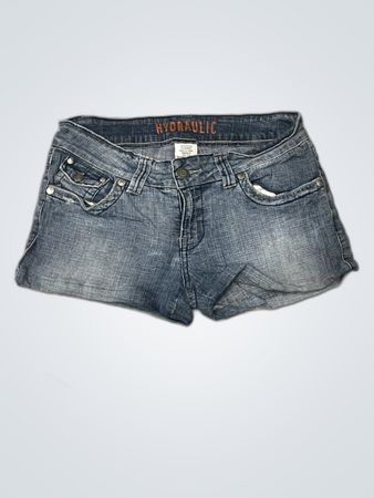 Hydraulic Denim Shorts