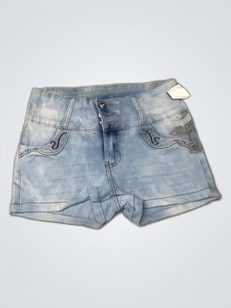 Diva Star Light Blue Denim Shorts