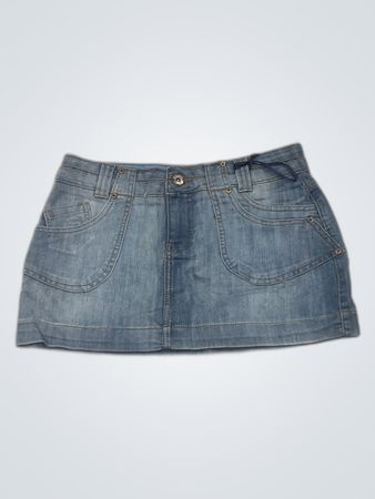 House of Denim Denim Mini Skirt