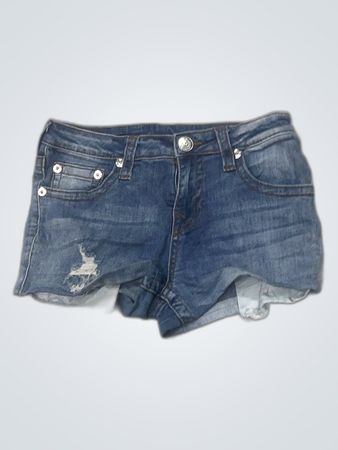 True Religion Distressed Denim Shorts