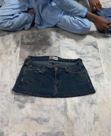 Signature Denim Skirt