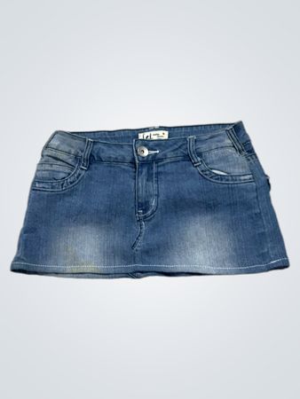 Lei Denim Mini Skirt