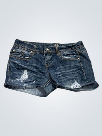 Blue Denim Shorts