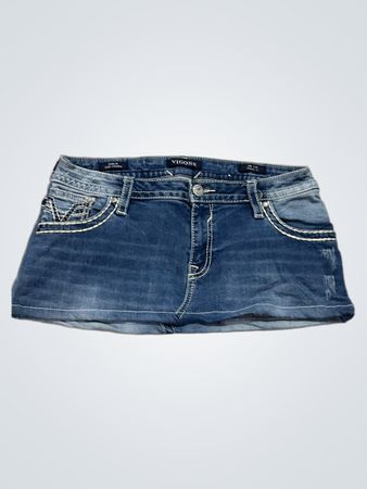 Vigoss Denim Mini Skirt