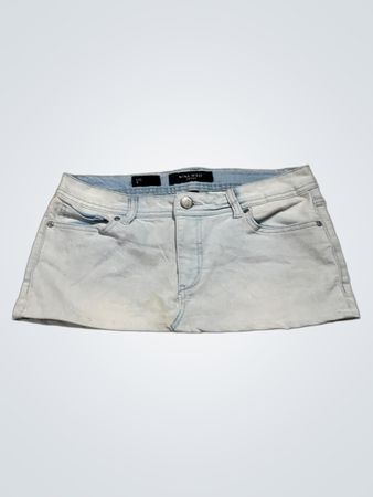Nine West Jeans Light Blue Denim Mini Skirt