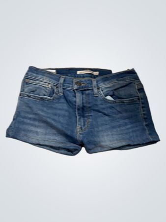 Levi's 724 High Rise Straight Jeans Shorts