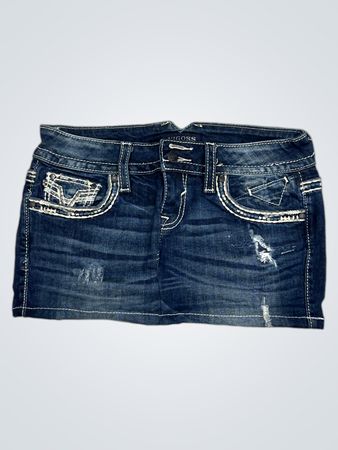 Vigoss Denim Mini Skirt