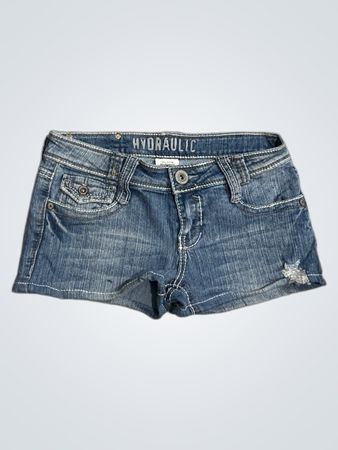 Hydraulic Denim Shorts