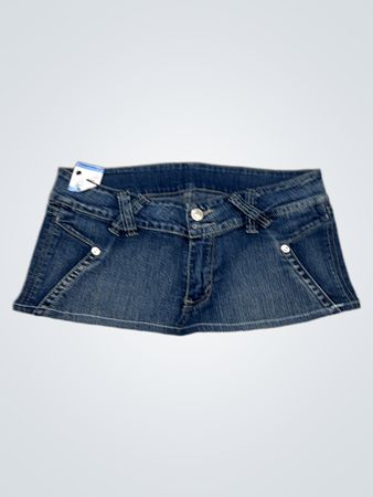 TOKIM Denim Mini Skirt