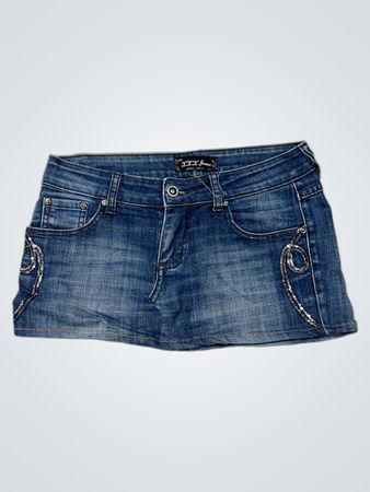 XXX Jeans Denim Mini Skirt