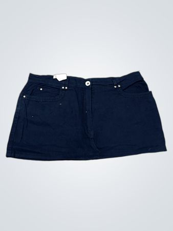KIRSTEN Women's Dark Blue Mini Skirt