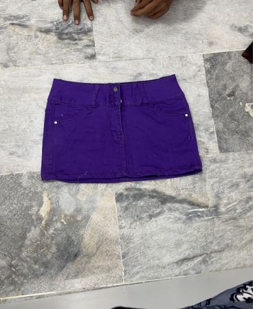 Purple Mini Skirt