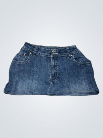 MASSINI Damen Jeans-Minirock