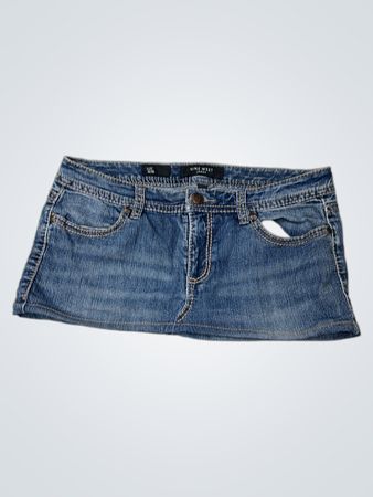 Nine West Denim Mini Skirt
