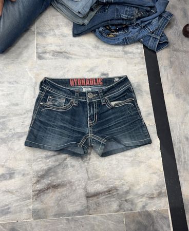 Hydraulic Denim Shorts