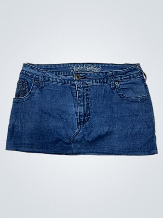 Faded Glory Denim Mini Skirt