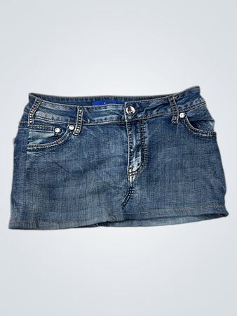 Apt. 9 Women's Blue Denim Mini Skirt