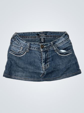 ROZ & ALI Denim Mini Skirt