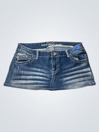 Vanity Collection Premium Denim Mini Skirt