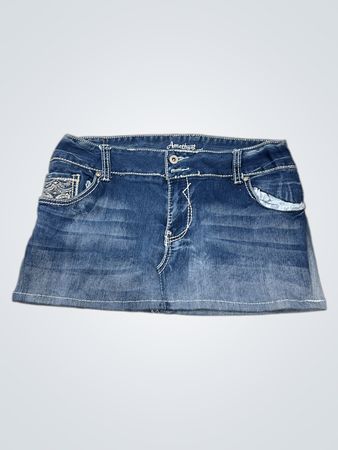 Amethyst Women's Denim Mini Skirt
