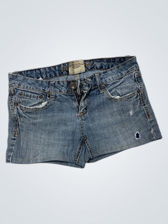 Red Camel Denim Shorts