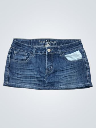 NV Damen Blaue Denim Minirock