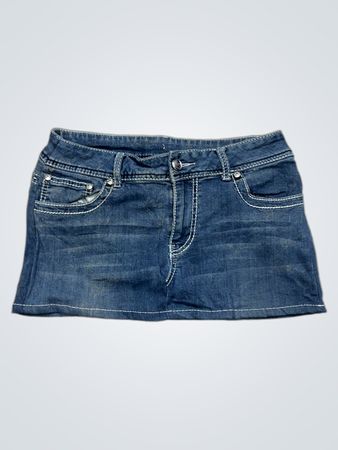 Denim Mini Skirt