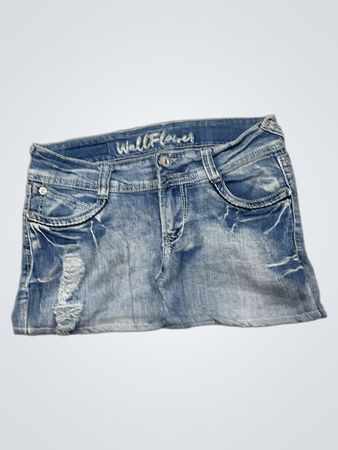 Wallflower Damen Denim Minirock