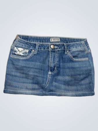 Soundgirl Denim Mini Skirt