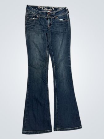 Knockout Embroidered Flare Jeans