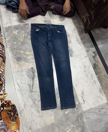 Yon Yon Jeans avec poches à imprimé zèbre