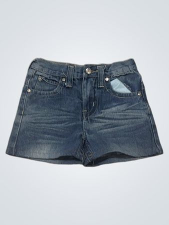 Kandi Gold Jeans-Shorts