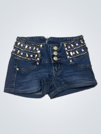 L.A. Idol USA verzierte Jeansshorts